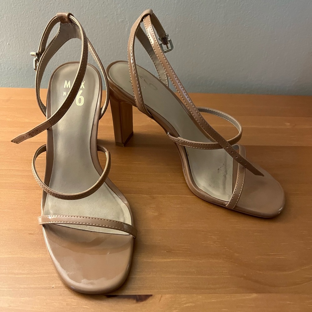 Mix No. 6 Nude Strappy Heels